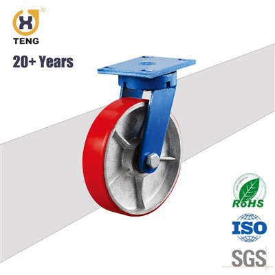 چرخ های کاستور فولادی 8 اینچی